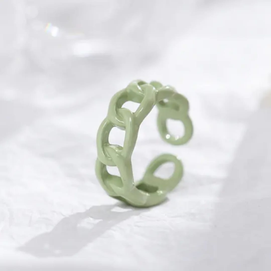 BRJ-180 Metal Funky Korean Rings – Trendy Fashion Jewellery, Stylish Accessory for Women and Men - Image 5