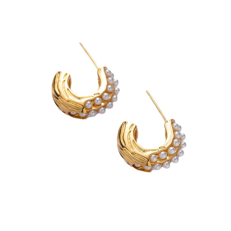 ZJX-169 Pearl Bali – Elegant Korean Style Earrings, Stylish Fashion Jewellery for Women - Image 5