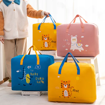 Baby Dinosaur Cloth Organizer and Storage Handbag Portable | Portable Storage Bag | ( Random Color & Mix Design ) - Image 3