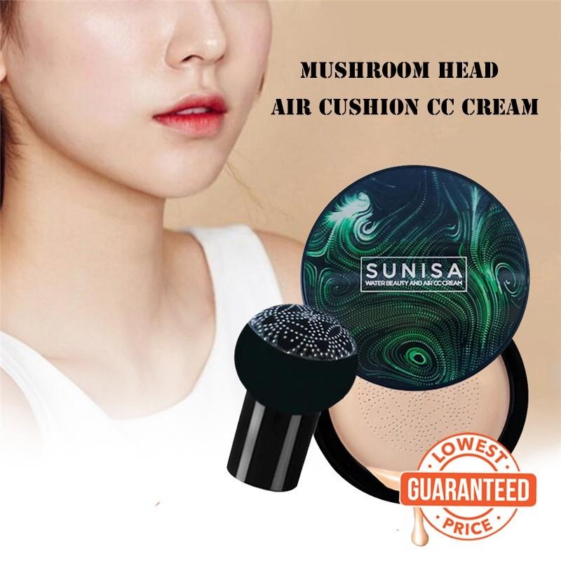Sunisa Foundation Base 20g Waterproof Mushroom Head Air Cushion BB Cream Nude Liquid Foundations (with yanqina 36H liner ) - Image 6