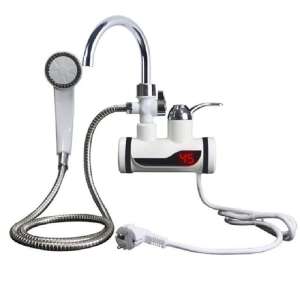 Instant Electric Hot Water Heater Faucet | With Hand Shower | Fast Heating & Easy Installation