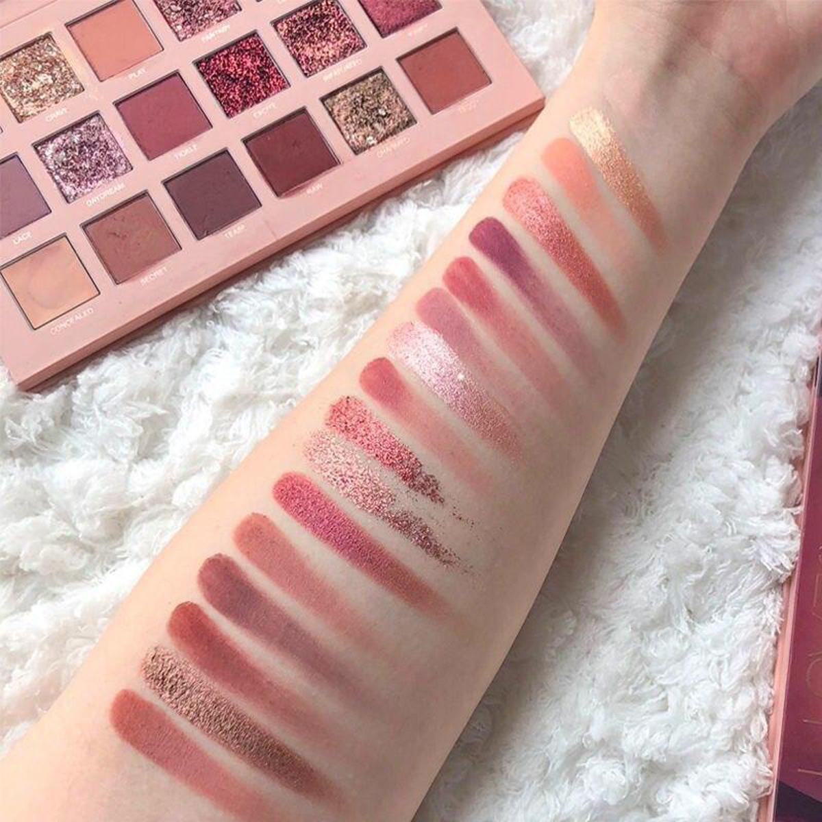 18 Shade Pearlescent Shimmer - Matte Waterproof NUDE Eyeshadow Palette - Image 7
