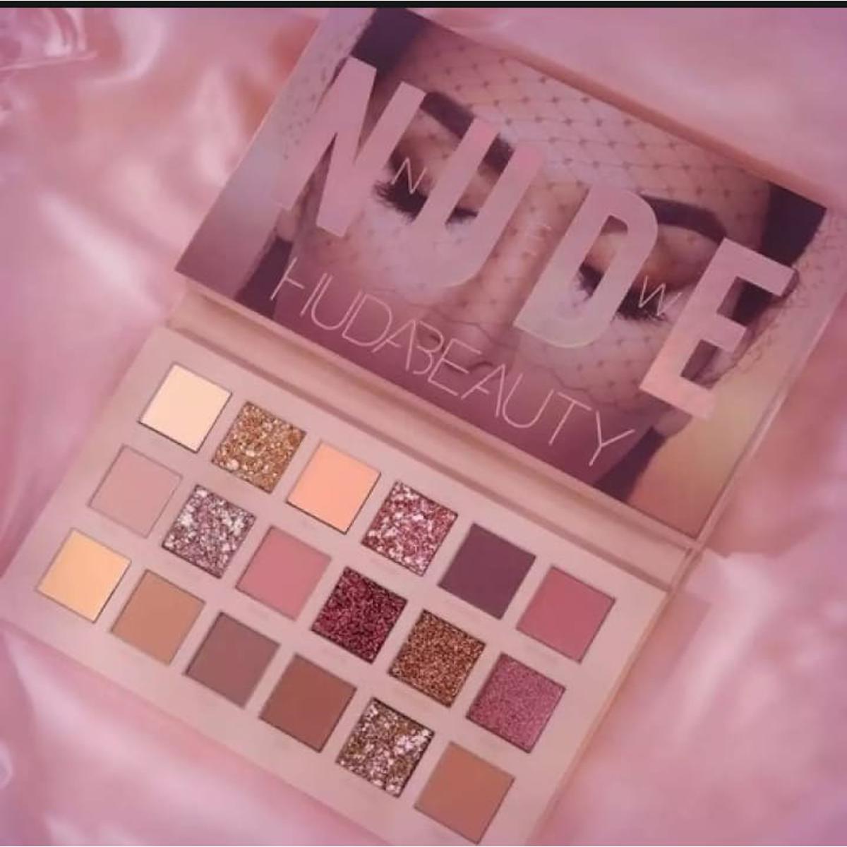 18 Shade Pearlescent Shimmer - Matte Waterproof NUDE Eyeshadow Palette - Image 8