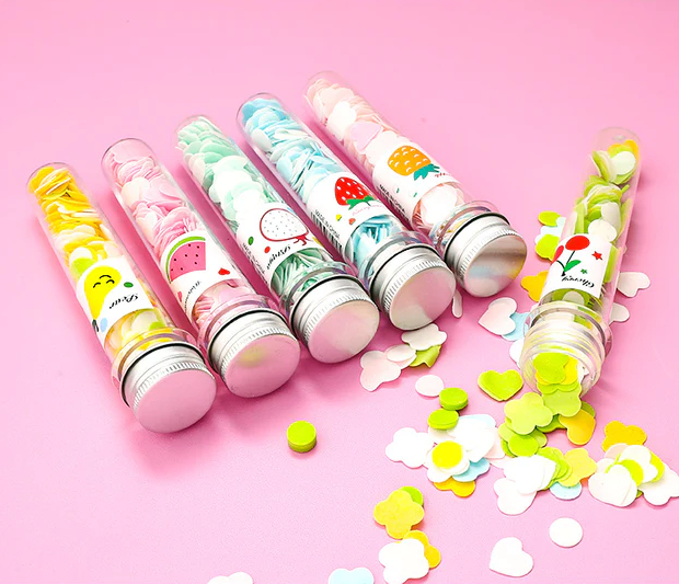 120pcs Disposable Paper Flower Soap Tube – Portable Handwash Sheets for Kids & Adults | Travel-Friendly Pocket Soap Flakes - Image 4