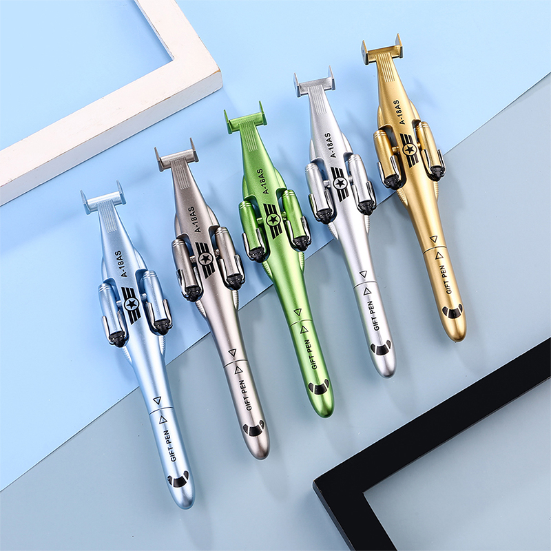 Airplane Design Metal Ballpoint Pen – Creative Aircraft Shape Gift Pen for Kids & Adults | 1Pc - Image 6