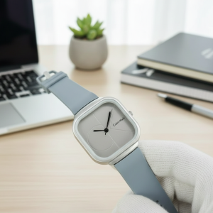 Calvin Klein Mens Watch With Square Dial Elegant Modern And Durable Timepiece For Daily Wear And Special Occasions (Without Box)
