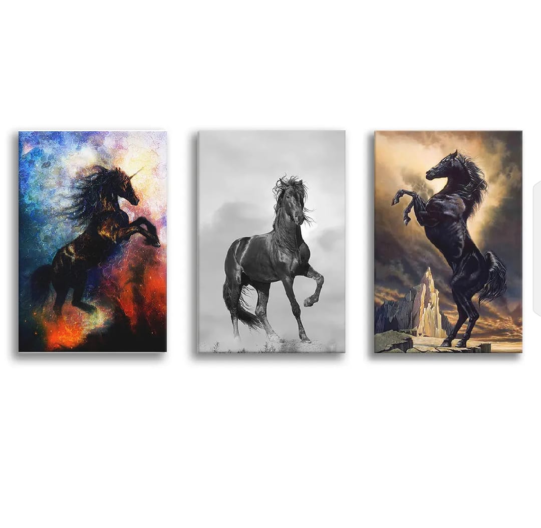 3Pcs Home Decor Photo Tiles Elegant Design Compact Build Perfect Choice For Home Office And Gift Use - Image 3