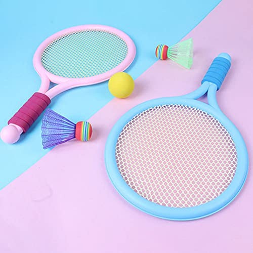 Kids Badminton & Tennis Racket Set – Easy-To-Handle Outdoor Sports Toy With 2 Rackets, 1 Ball, And 1 Shuttlecock For Fun Indoor & Outdoor Play (Random Color) - Image 6