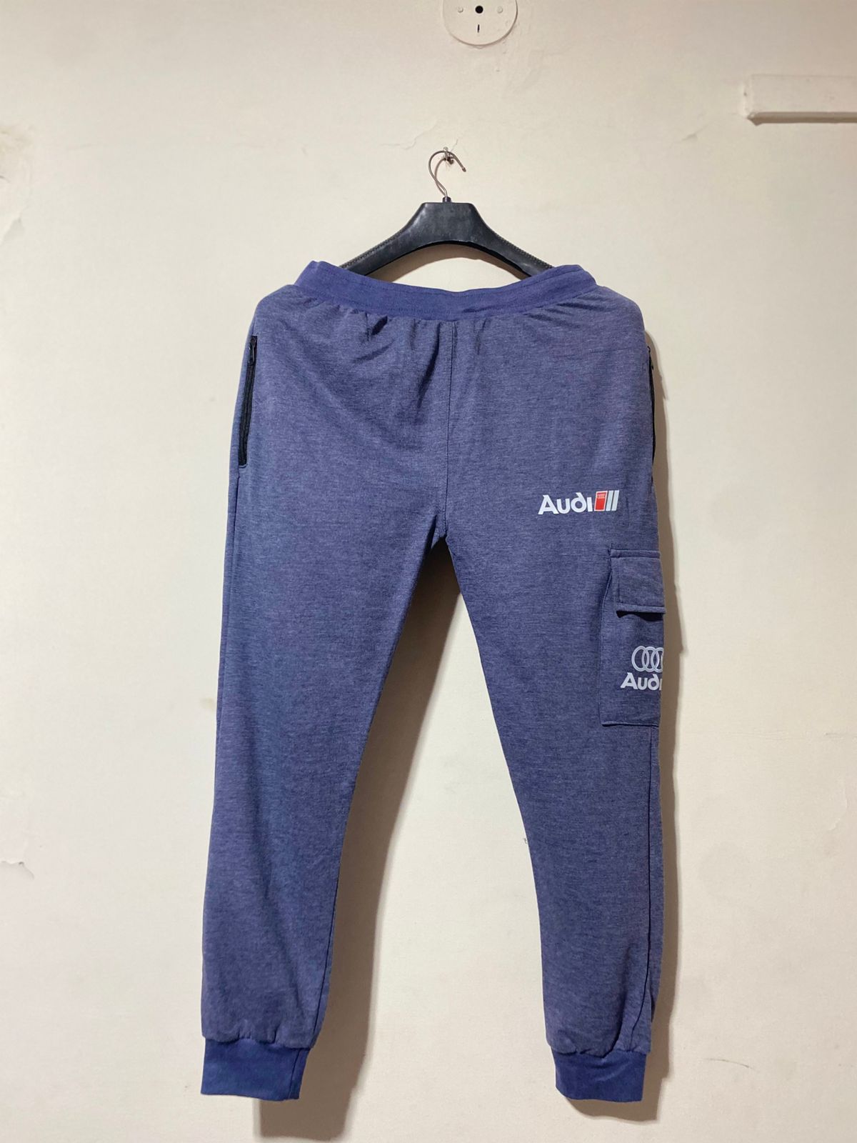 Audi Side Pocket Trouser For Men French Terry Fabric Adjustable Waist 28 To 34 Inches Length 39 Inches - Image 6