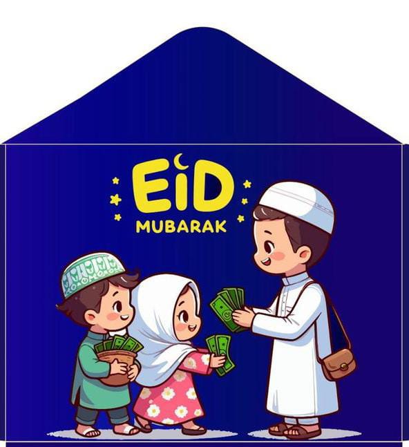 Eidi Envelope Pack of 8 – Premium Festive Cash Gift Envelopes for Eid - Image 2