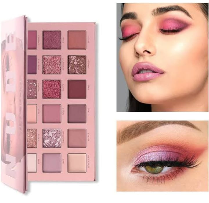 4 in 1 Glam Makeup Bundle – Lip Tint, Eyeshadow Palette & 36H Mascara Set - Image 3