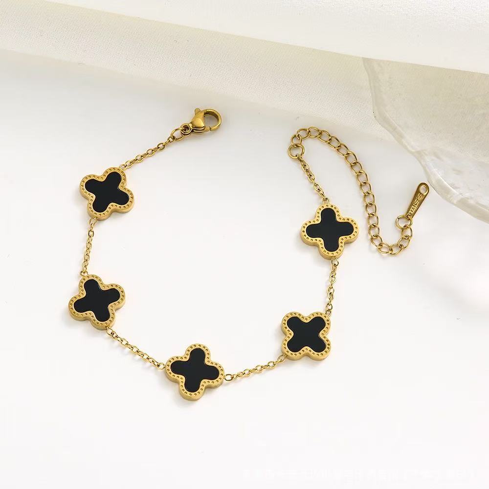 QXT-134 Clover Bracelet – Stainless Steel | Elegant & Durable Accessory - Image 5