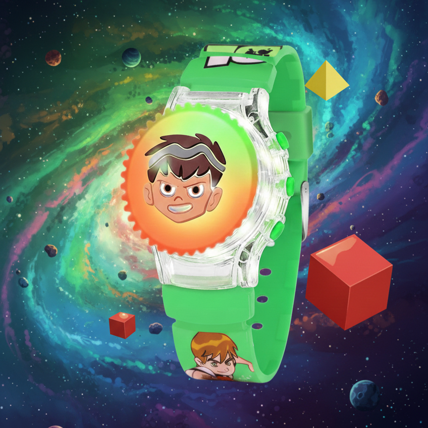 Omni-Glow Kids' Digital Adventure Watch – Multi-Color LED Light-Up Edition ( random colour ) - Image 2
