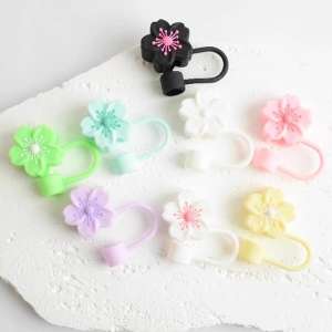 Silicone Straw Covers Premium Quality Smooth Finish Comfortable Fit For Daily Drinking Travel And Outdoor Utility