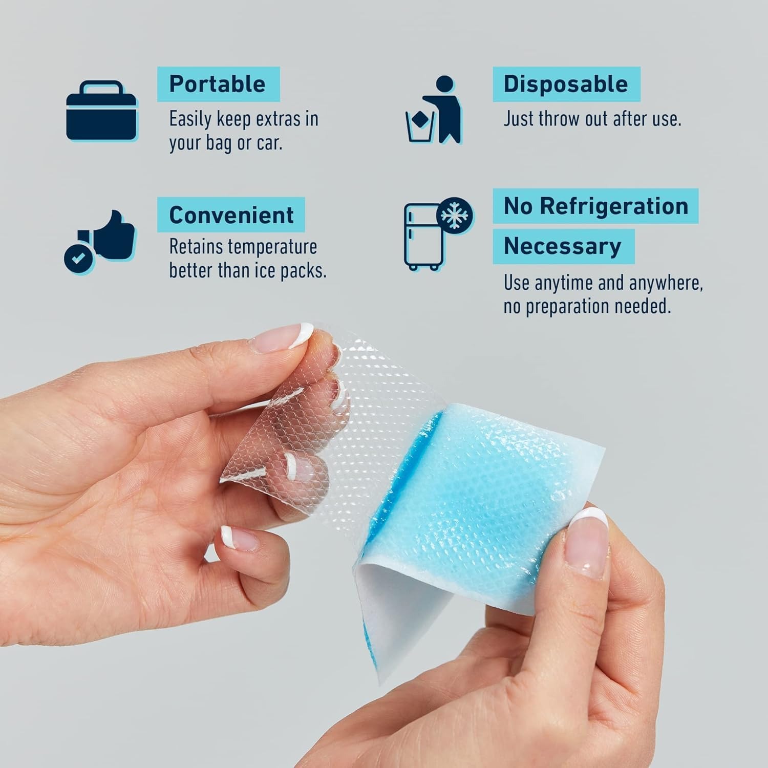 Migraine Cooling Headache Patch | Pack Of 6 Fever & Relaxation Strips - Image 3