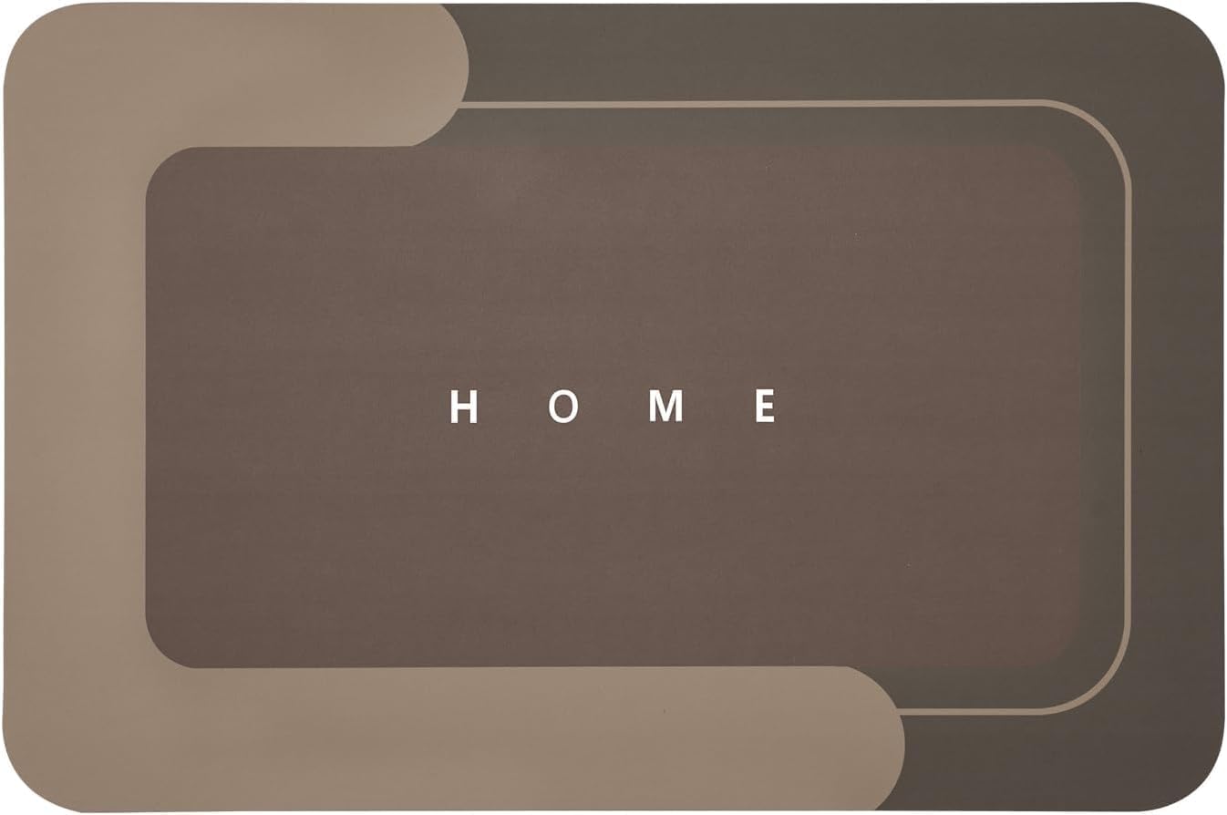 Best Quality Quick-Dry Non-Slip Home Mat – Absorbent, Washable Square Floor Mat for Bathroom, Kitchen & Entryway - Random Color - Image 10