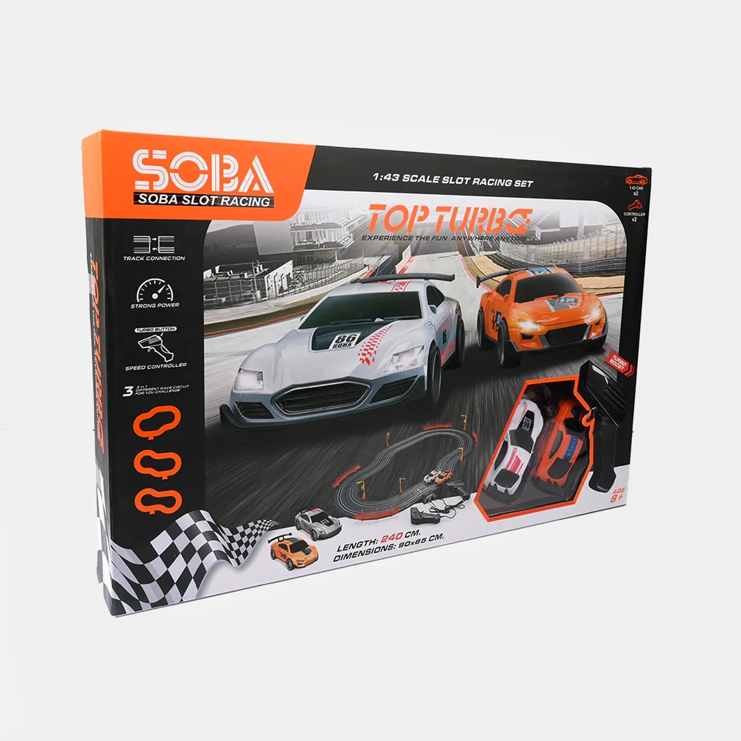 Soba Top Turbo: Professional 1:43 Scale High-Speed Slot Car Racing Championship Set - Image 3