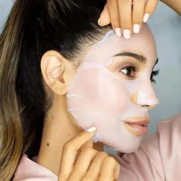 Whitening Face Sheet Mask Set Of 6 Multicolor Hydrating Brightening Skin Care Masks For Radiant Smooth And Glowing Skin | Random Flavor - Image 4