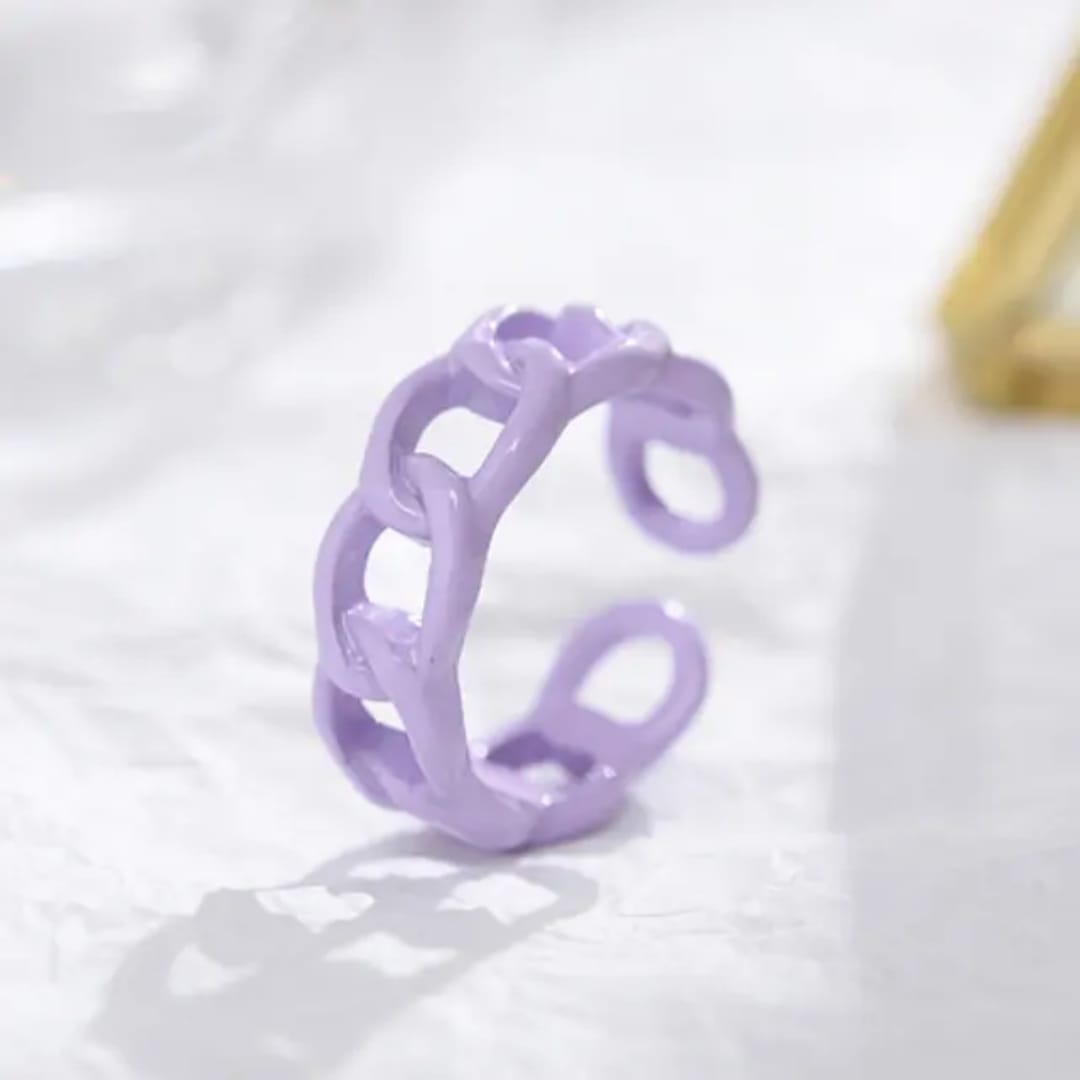 BRJ-180 Metal Funky Korean Rings – Trendy Fashion Jewellery, Stylish Accessory for Women and Men - Image 4