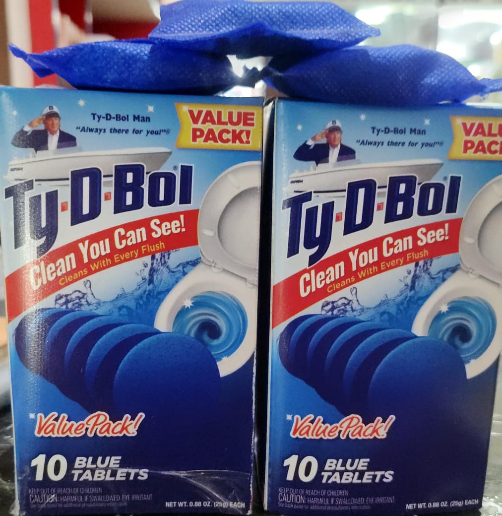 Ty-D-Bol In-Tank Blue Toilet Bowl Cleaner Tablets, Value Pack (10 Count) – Cleans, Deodorizes & Provides Continuous Blue Water Every Flush - Image 5