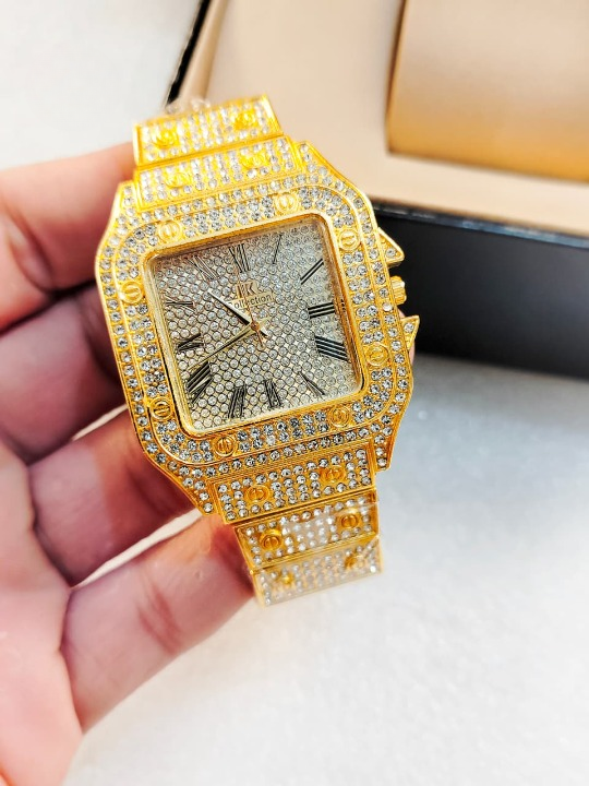 Ladies Stylish Stone Watch – Elegant Wristwatch with Sparkling Stones, Fashion Accessory for Daily Wear & Occasions - Image 4
