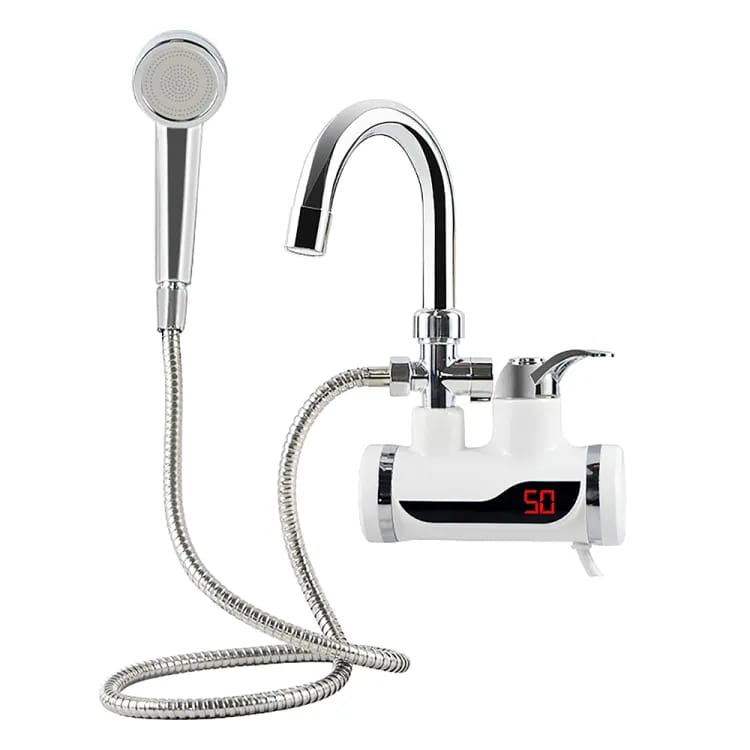 Instant Electric Hot Water Heater Faucet | With Hand Shower | Fast Heating & Easy Installation - Image 4