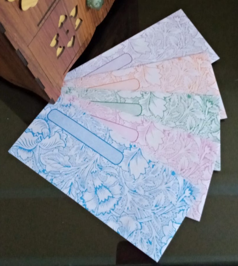 30 Pcs Eidi Note Size Envelopes – Mix Colors | Pakistani Currency Money Envelopes for Eidi, Weddings & Gift Giving | Without Adhesive Tape - Image 2