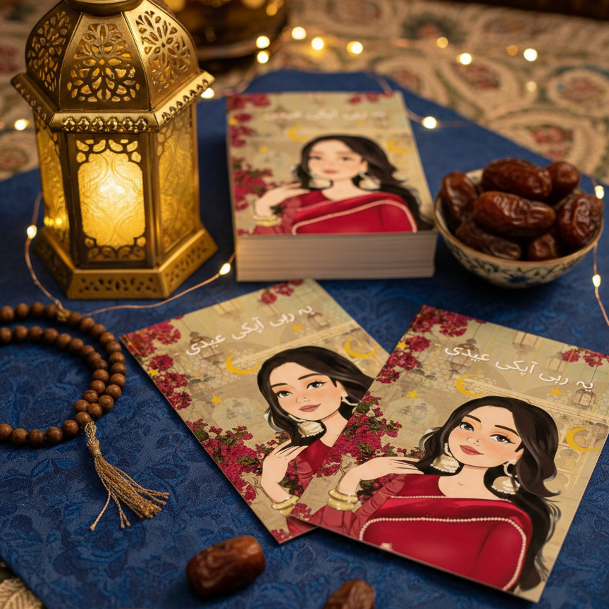 Eidi Card Pack of 9 – Festive Money & Gift Giving Cards for Eid - Image 3