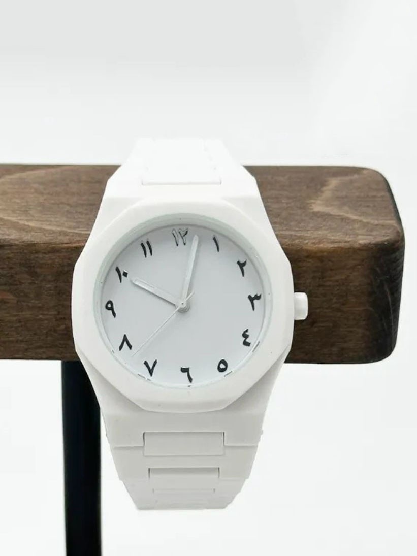 White Aura Couple Watch – Elegant Matching Timepieces, Stylish Fashion Accessories for Men and Women- Without Box - Image 2