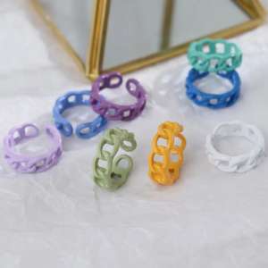 BRJ-180 Metal Funky Korean Rings – Trendy Fashion Jewellery, Stylish Accessory for Women and Men