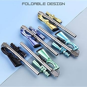 1 PCs Gun-Shaped Gel Pen – Stylish Metal Body, Smooth Writing, Unique Design Gift for Kids, Students & Collectors - Image 3