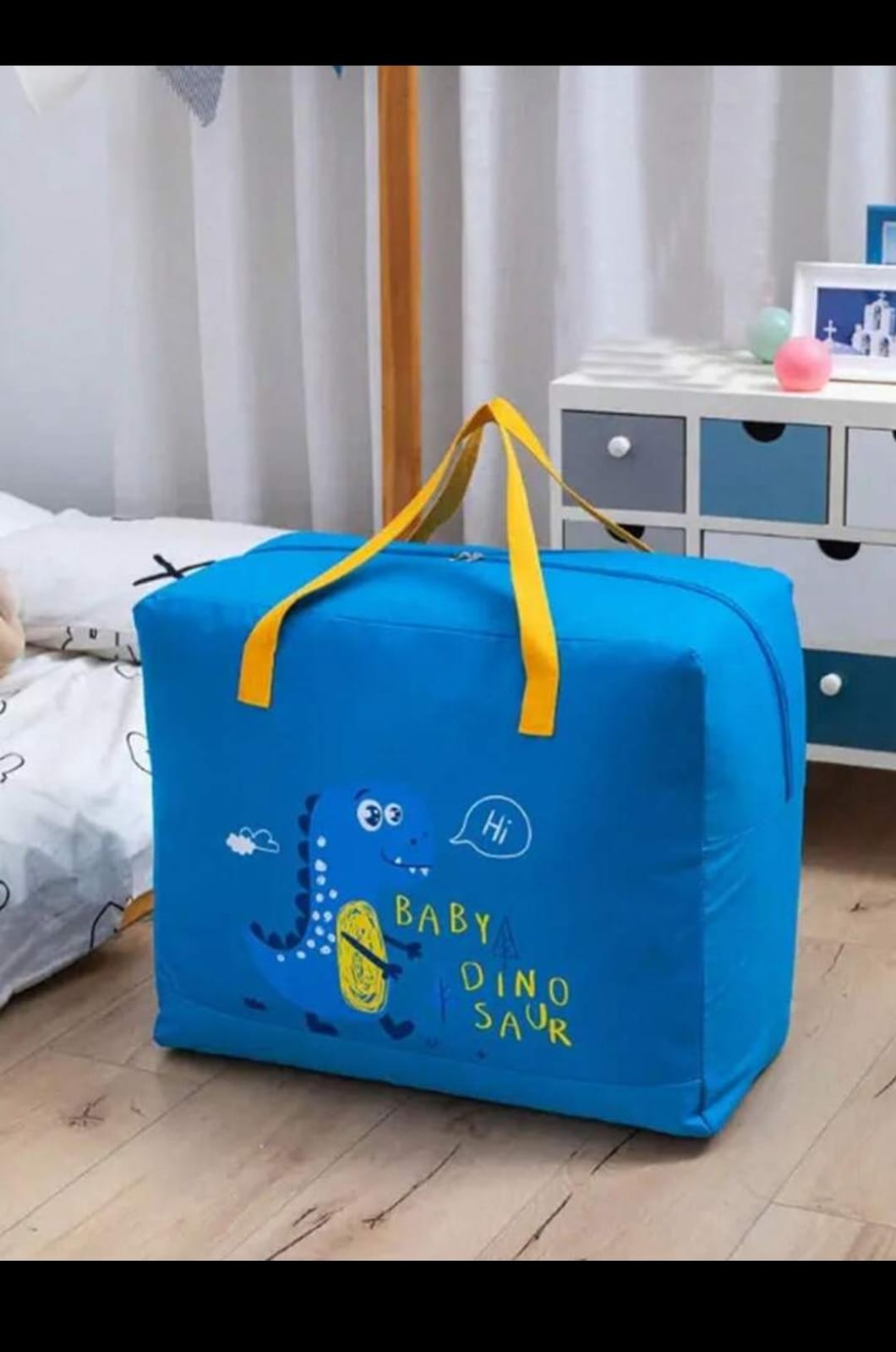 Baby Dinosaur Cloth Organizer and Storage Handbag Portable | Portable Storage Bag | ( Random Color & Mix Design ) - Image 11
