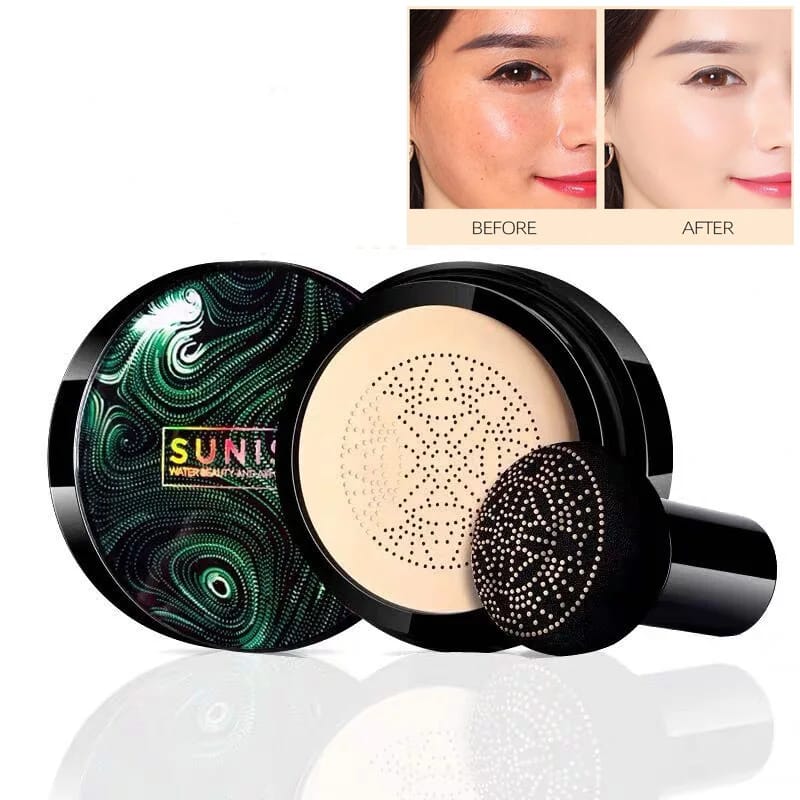 Sunisa Foundation Base 20g Waterproof Mushroom Head Air Cushion BB Cream Nude Liquid Foundations (with yanqina 36H liner ) - Image 10