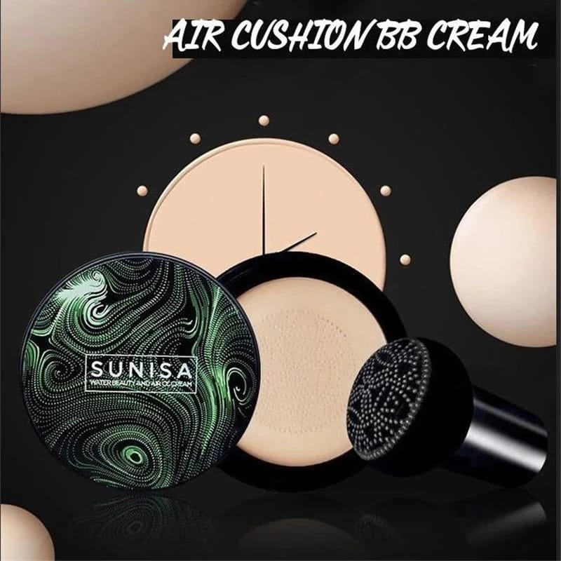 Sunisa Foundation Base 20g Waterproof Mushroom Head Air Cushion BB Cream Nude Liquid Foundations (with yanqina 36H liner ) - Image 8