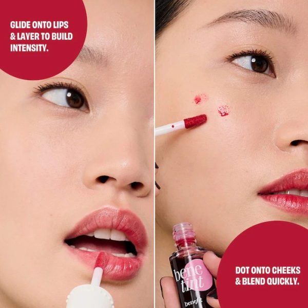 Benefit Bene Tint Rose-tinted Lip & Cheek Stain 12ml - Image 6