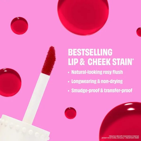 Benefit Bene Tint Rose-tinted Lip & Cheek Stain 12ml - Image 3