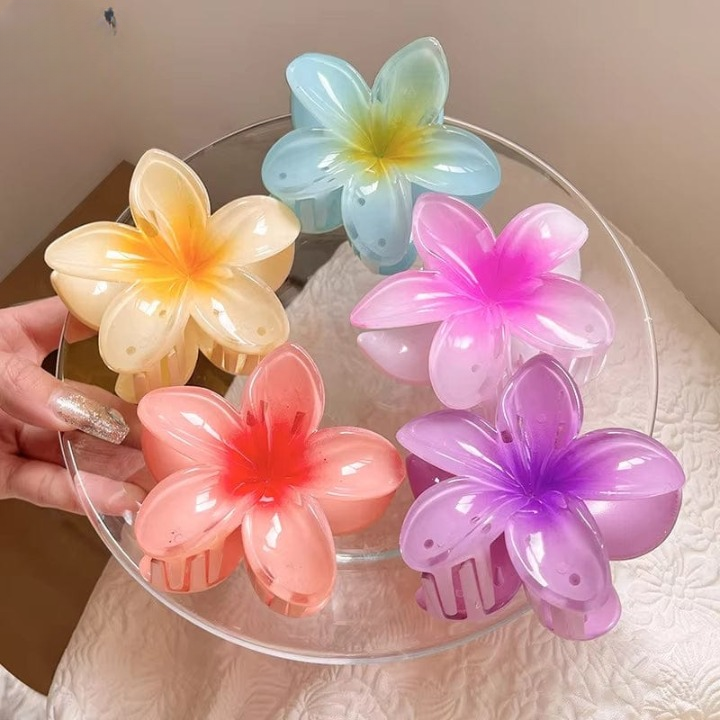 Pack Off 01 Large Sunflower Fashion Girl Hair Clip | Hair Clip For Women | Best Quality Hair Clip ( Random Color ) - Image 3