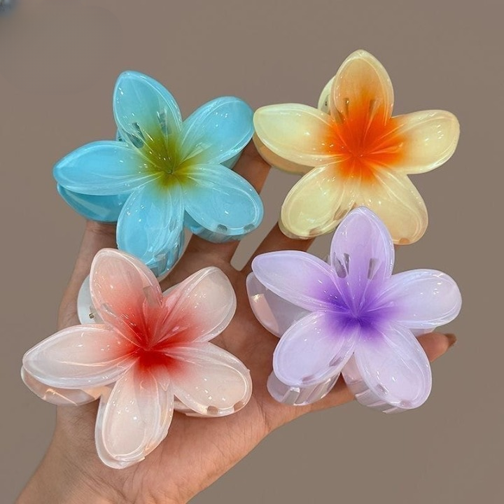 Pack Off 01 Large Sunflower Fashion Girl Hair Clip | Hair Clip For Women | Best Quality Hair Clip ( Random Color ) - Image 4