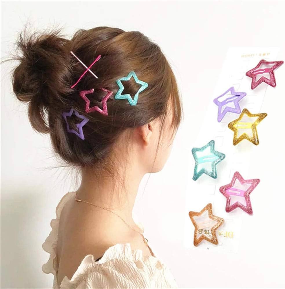 Pack Off 06 Star Design Girl Hair Clip | Hair Clip For Women | Best Quality Hair Clip ( Random Color ) - Image 10