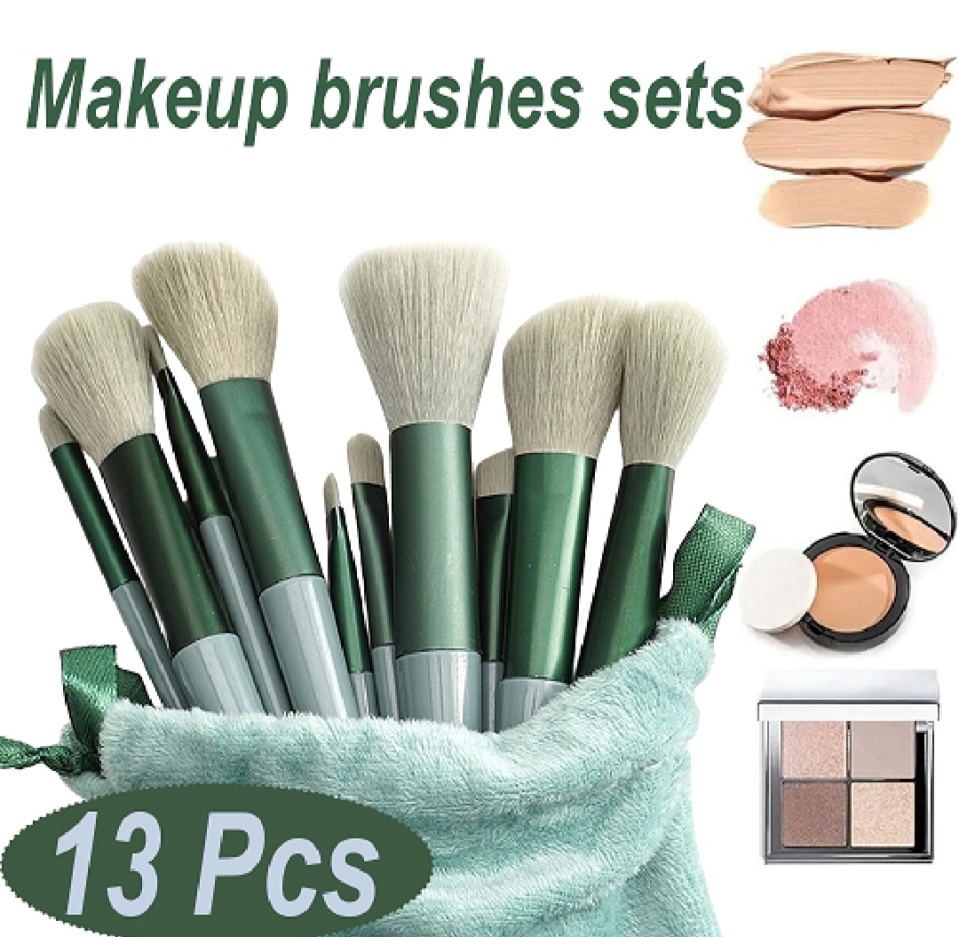 13 Piece Makeup Brush Set With Matching Storage Pouch Professional Soft Bristles For Blending Contouring And Daily Use | Random Color - Image 5