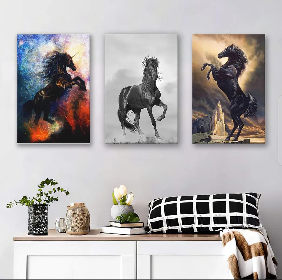 3Pcs Home Decor Photo Tiles Elegant Design Compact Build Perfect Choice For Home Office And Gift Use - Image 2