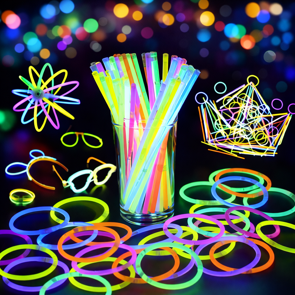 Deno Swim Premium Glow Sticks Party Pack (50pcs in 1 Box) – 8 Hours Long-Lasting Glow - Image 3