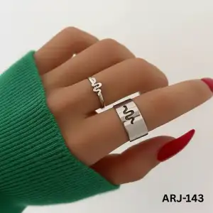 ARJ-143 Snake Shape Adjustable Ring – Stylish Serpent Design Fashion Jewelry