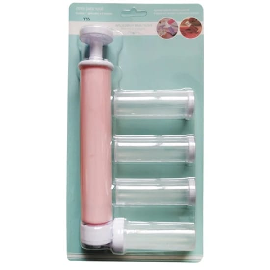 Cake Manual Airbrush Cake Spray Gun with 4 Decorating Tubes – DIY Cake Decorating & Baking Tool - Image 3