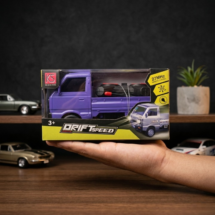 Drift Speed 27MHz Remote Control RC Toy Truck for Kids (Random Color) - Image 2