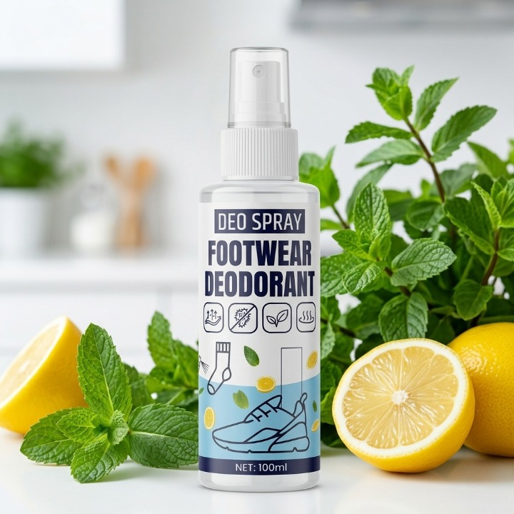 Footwear Deodorant Spray Shoe Deo Odor Control Fresh Spray (100ml) - Image 2