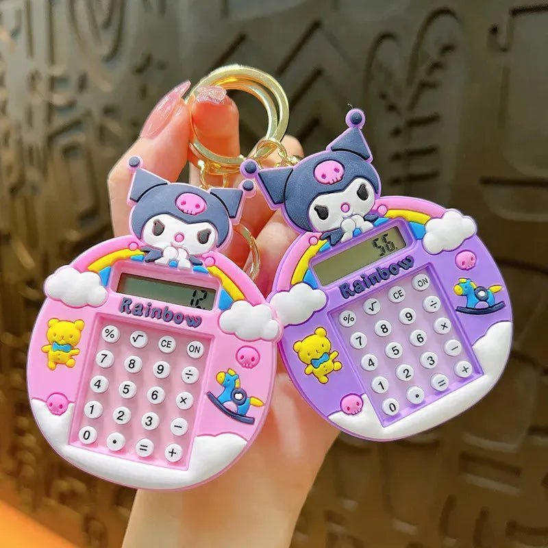 Cute Calculator Keychain | Trendy Stationery | Mini Portable | Fun Problem Solving (Random Design) - Image 6