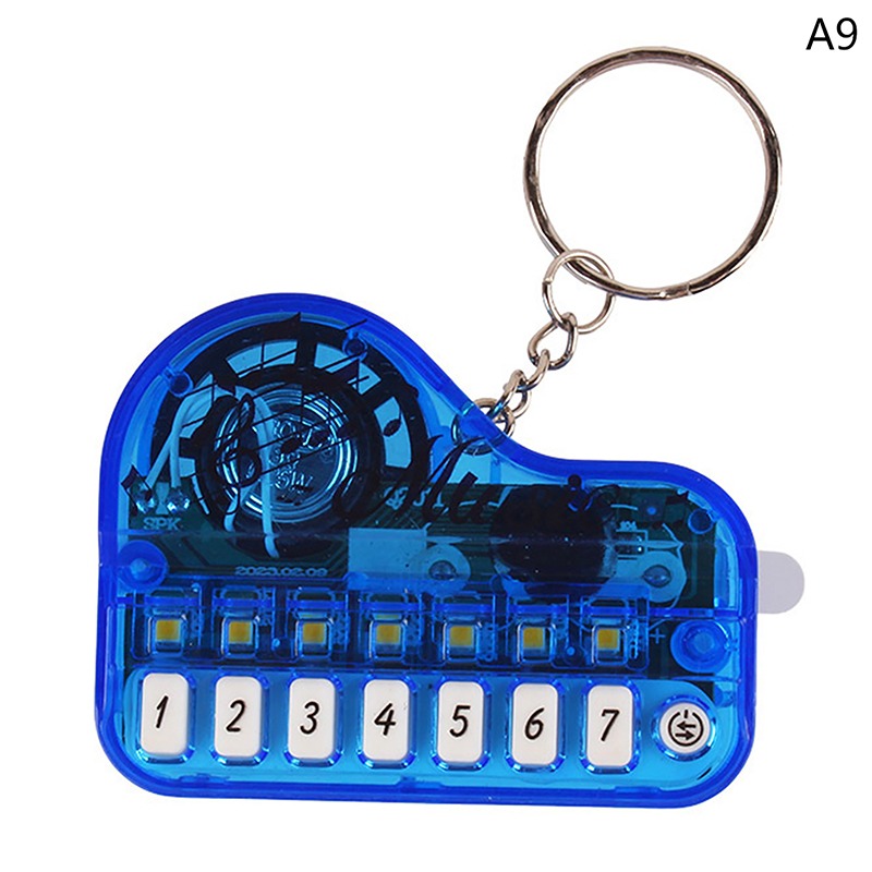 Portable Mini Piano Keychain Musical Toy - 8 Key Electronic Synthesizer Bag Charm, Interactive Birthday Gift & Party Favor - Random Colors - Image 5