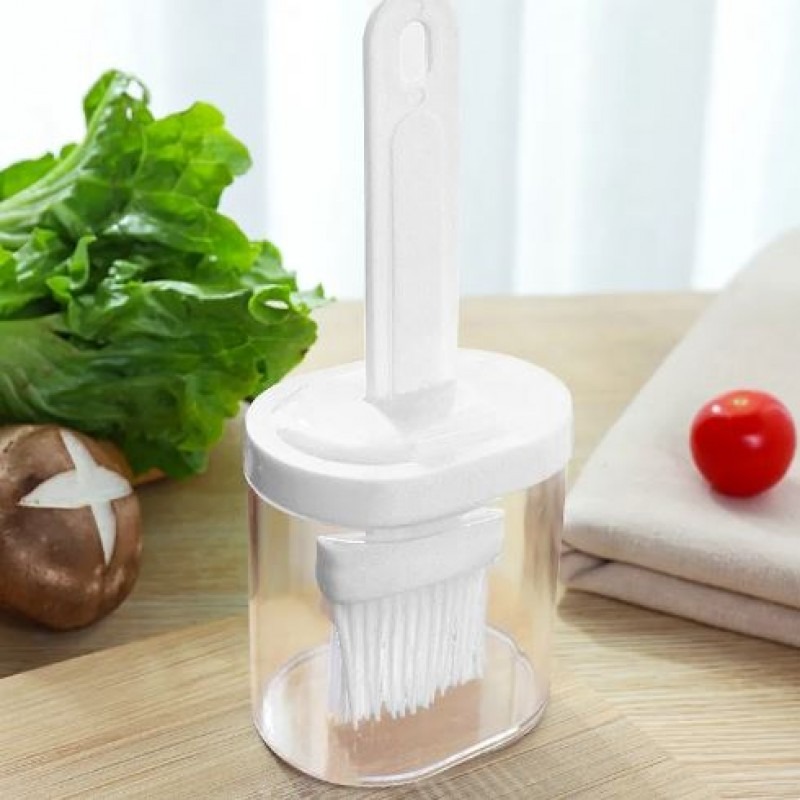 Oil Bottle with Silicone Brush – Durable Kitchen Tool for Easy Cooking and Baking Use.( Random Color) - Image 5