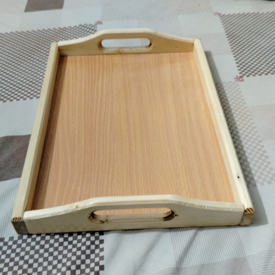 Wooden Serving Tray – Natural Wood Multipurpose Serving Tray – Premium Quality - Image 6